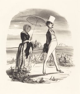 Et on appelle ça descendre le fleuve de la vie... - Honoré Daumier