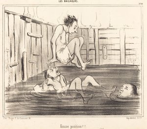 Fausse position!!! - Honoré Daumier
