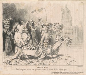 Fête du 4 Mai - Honoré Daumier