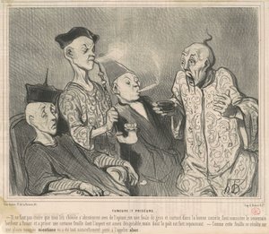 Fumeurs et priseurs - Honoré Daumier