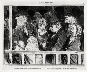 Bons Parisiens : Parisiens attendant de s