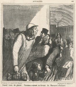 Grand train de plaisir - Honoré Daumier