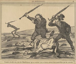 Grande révolte des rats de Montfaucon ... - Honoré Daumier