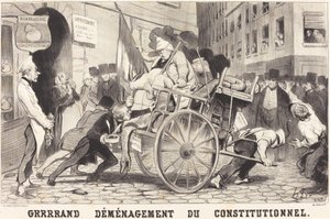 Grrrrand Déménagement du Constitutionnel - Honoré Daumier