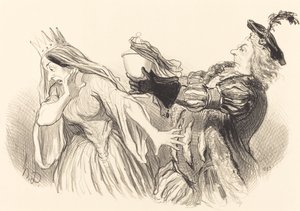 Hamlet - Honoré Daumier