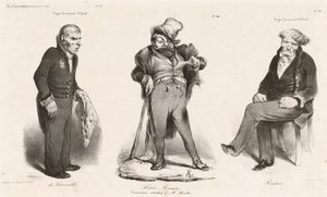 Huguet de Sémonville - Robert Macaire (Thiers) - Comte Roederer - Honoré Daumier