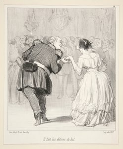 Il fait les délices du bal., de Les Banqueteurs - Honoré Daumier