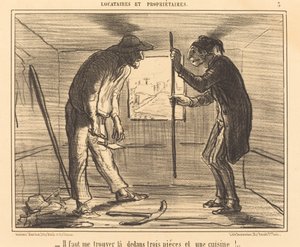 Il faut me trouver... trois pièces... - Honoré Daumier