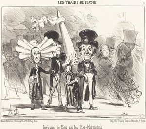 Invasion de Paris par les Bas-Normands - Honoré Daumier