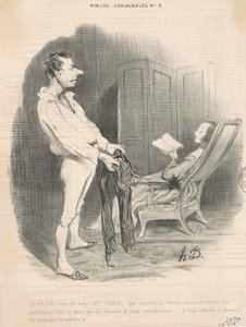 Je me fiche bien de votre Mme Sand... - Honoré Daumier