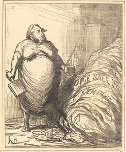 Je ne pourrai jamais laver tout ça - Honoré Daumier
