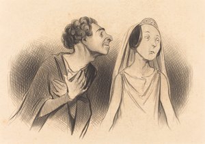 Je pars plus amoureux que... jamais... - Honoré Daumier