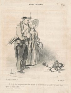 Je te le dis toujours, avec ton sucre... - Honoré Daumier