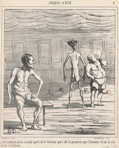 Je voudrais bien savoir quel est ... - Honoré Daumier