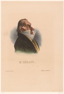 Caricature de Horace Sébastiani - Honoré Daumier
