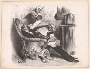 Caricature du ministre Antoine Maurice Apollinaire d