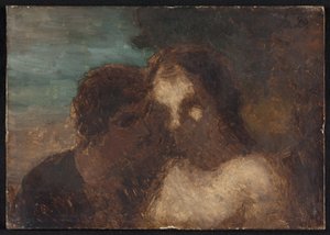 La Confidence ou Le baiser de Judas - Honoré Daumier
