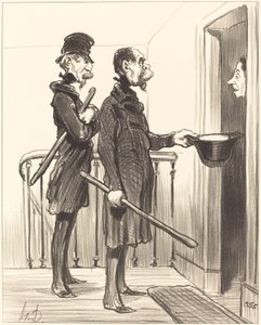 La Souscription Napoléonienne - Honoré Daumier