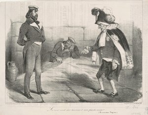 La cour rend des services et non pas des arrêts! - Honoré Daumier