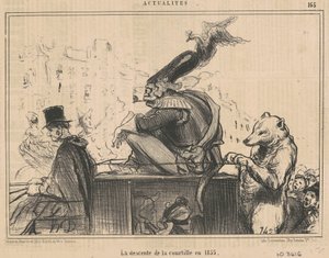 La descente de la courtille en 1855 - Honoré Daumier