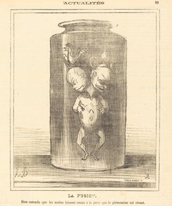 La fusion - Honoré Daumier