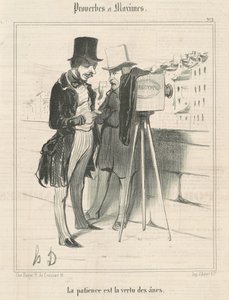 La patience est la vertu des ânes - Honoré Daumier