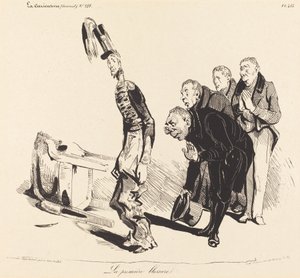 La première blessure - Honoré Daumier
