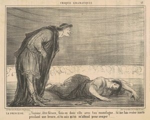 La princesse - Honoré Daumier