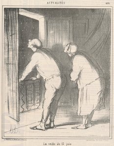 La veille du 13 Juin - Honoré Daumier