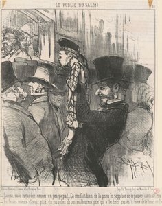 Laisse-moi regarder encore... papa! - Honoré Daumier