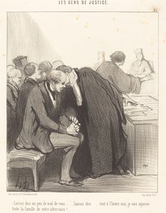Laissez dire un peu de mal de vous... - Honoré Daumier