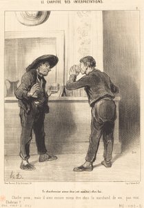 Le Charbonnier aime être (est maître)... - Honoré Daumier