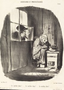 Le Cordon donc!... - Honoré Daumier