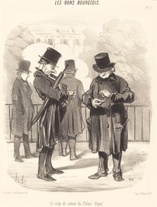 Le Coup de canon du Palais-Royal - Honoré Daumier