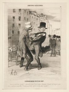Le Dégraisseur en plein vent - Honoré Daumier