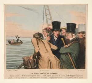 Le Dernier Chapitre du Télémaque, de La Caricature (Journal) - Honoré Daumier