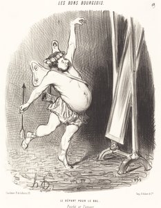 Le Départ pour le bal - Honoré Daumier