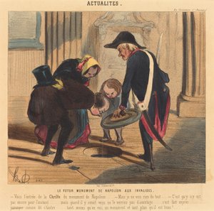 Le Futur Monument de Napoléon aux Invalides - Honoré Daumier