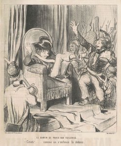 Le Gamin de Paris aux Tuileries - Honoré Daumier