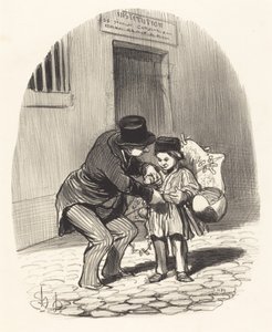 Le Jour de sortie - Honoré Daumier