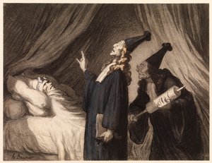 Le Malade imaginaire - Honoré Daumier