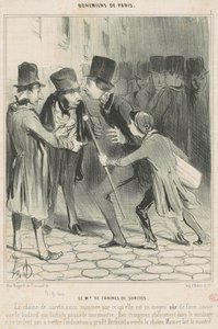 Le Md de Chaines de sûretés - Honoré Daumier