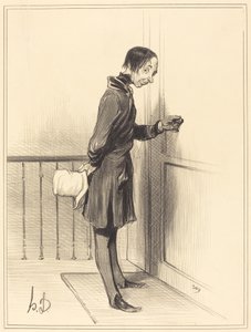 Le Mendiant à domicile - Honoré Daumier