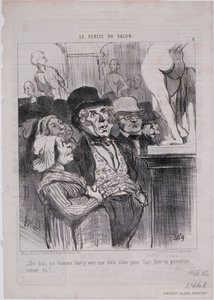 Le Public du Salon - Honoré Daumier