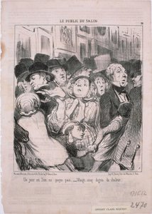 Le Public du Salon - Honoré Daumier