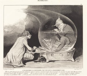 Le Rajeunissement du Constitutionnel - Honoré Daumier