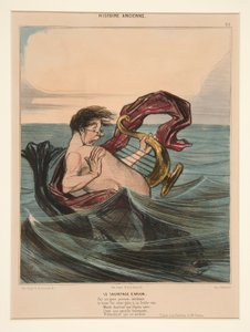 Le sauvetage - Honoré Daumier
