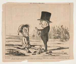 Le Savant - Mon ami, la Vigne, (Vitis Linnoeus.), est attaquée en ce moment - Honoré Daumier