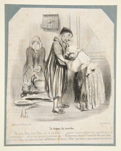 Le Trépas du Caniche - Honoré Daumier