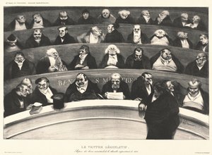 Le Ventre Législatif - Honoré Daumier